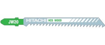 Пилки для лобзика по мягкому дереву JW20 (T111C) чистовой рез 5 шт Hitachi 750021 (Швейцария)